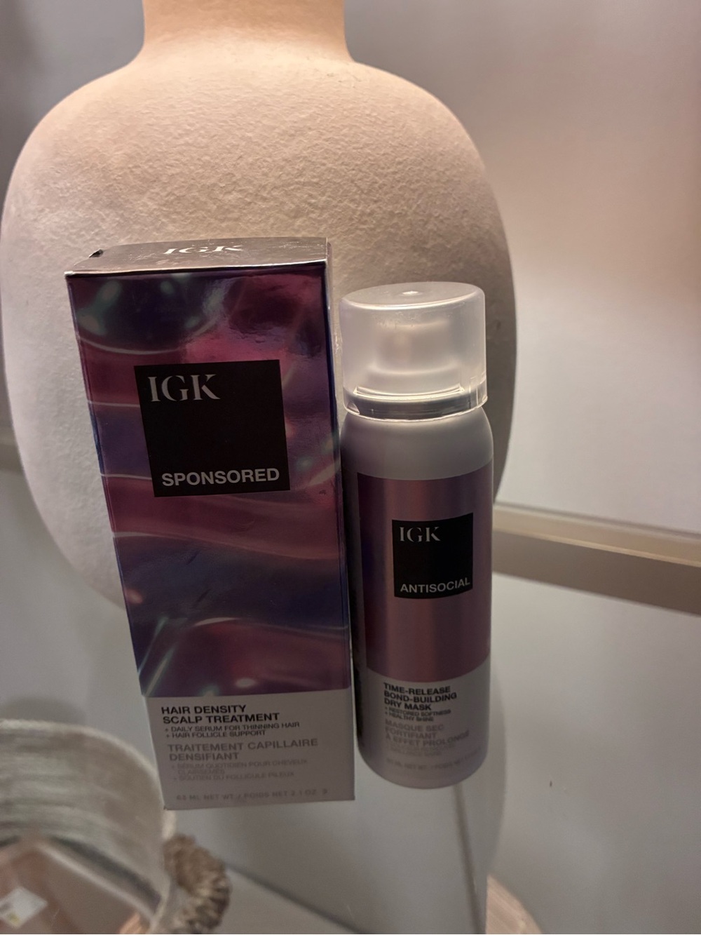 IGK Sponsored + Antisocial Hair Treatment Duo Set NEW